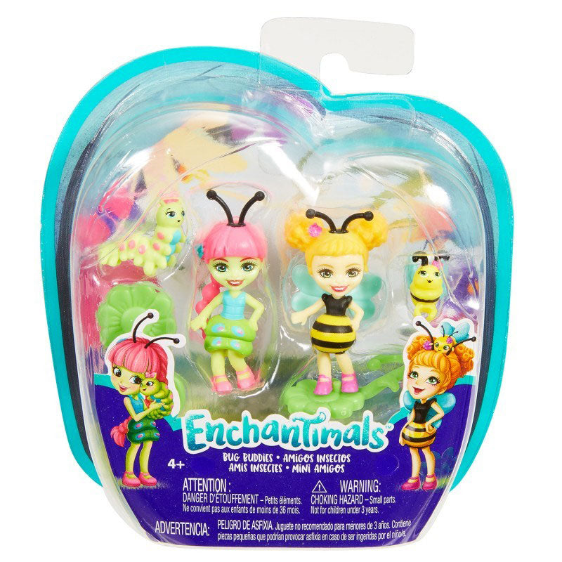 Mattel Enchantimals Ζουζουνάκια Φιλαράκια – Cay Caterpiller Και Beetrice Bee FXM86 / FXM88