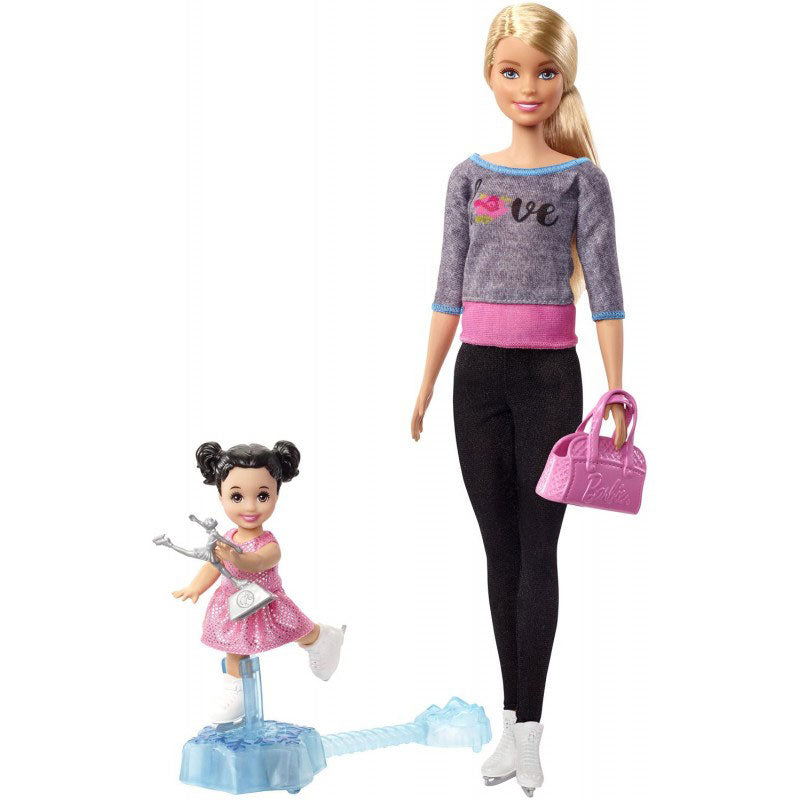 Mattel Barbie Σετ Επαγγέλματα Δασκάλα Αθλημάτων – Σκέιτερ FXP38