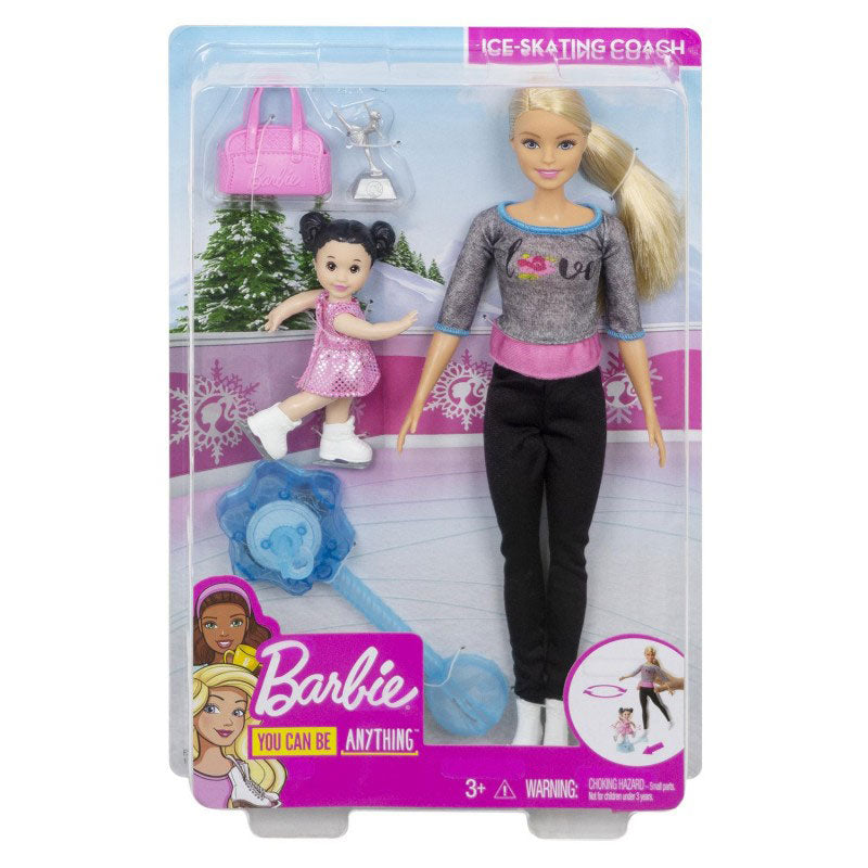 Mattel Barbie Σετ Επαγγέλματα Δασκάλα Αθλημάτων – Σκέιτερ FXP38