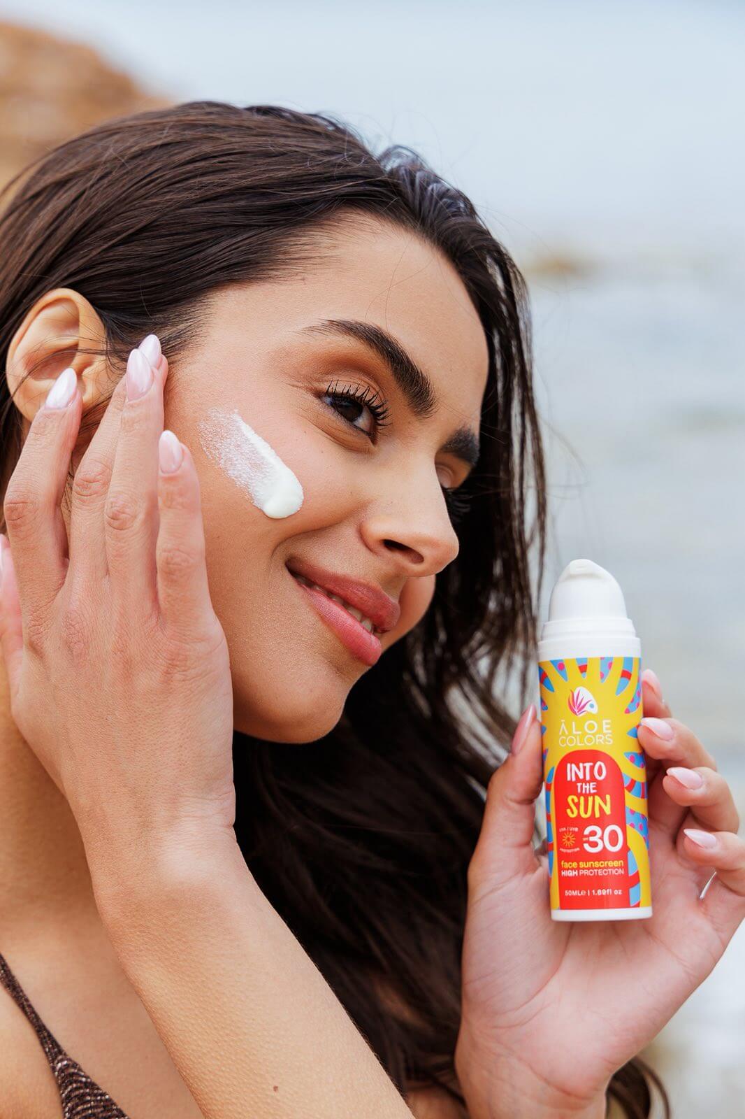 Into The Sun Face Sunscreen SPF30 50ml Αντηλιακή Προσώπου| Aloe+ Colors