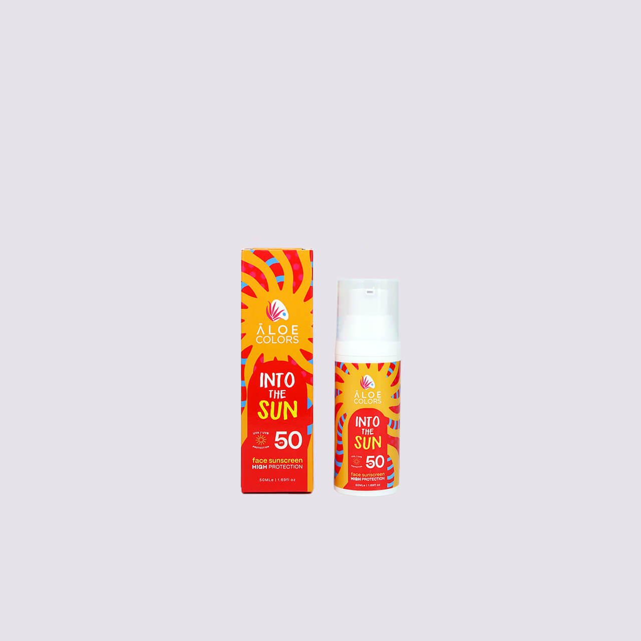 Into The Sun Face Sunscreen SPF50 50ml Αντηλιακό Προσώπου | Aloe+ Colors