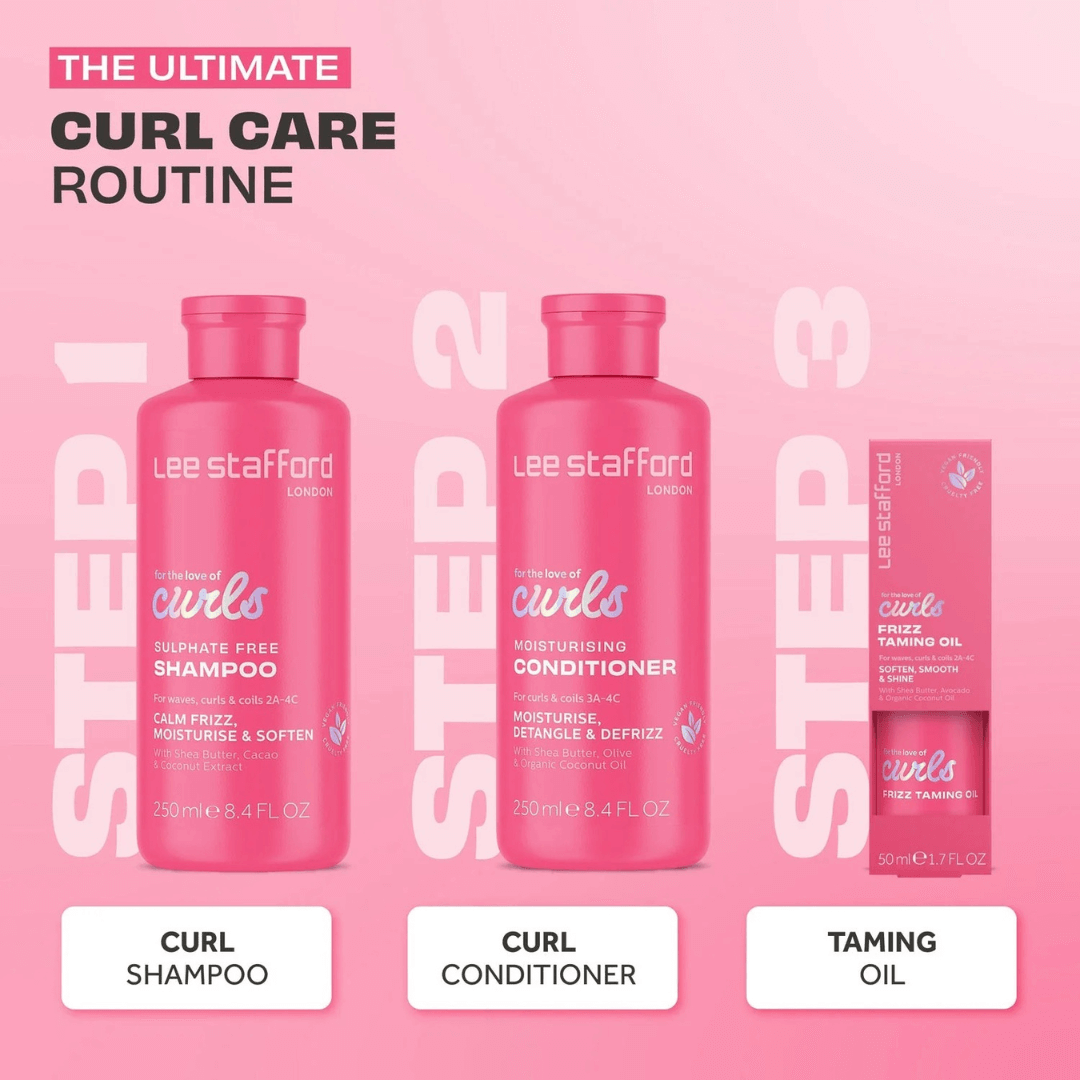 For The Love Of Curls - Frizz Taming Oil Λάδι Για Σγουρά Μαλλιά Χωρίς Φριζάρισμα 50ml - Lee Stafford