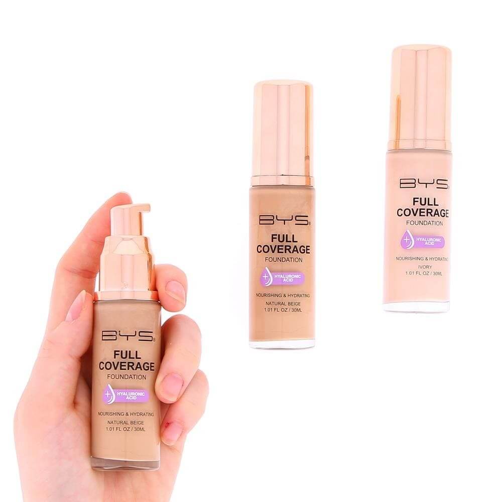 Full Coverage Matte Foundation – Mε Υαλουρονικό | BYS