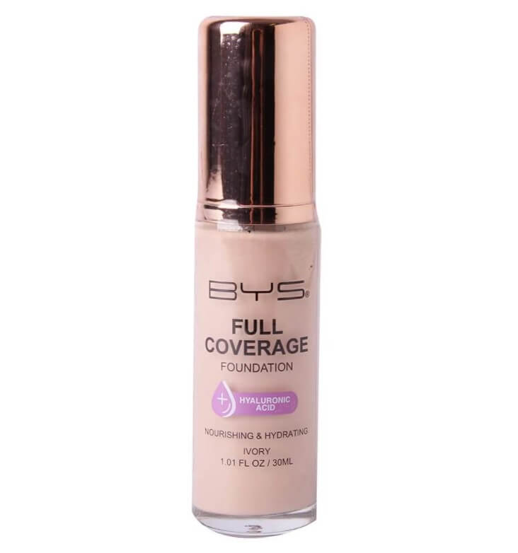 Full Coverage Matte Foundation – Mε Υαλουρονικό | BYS