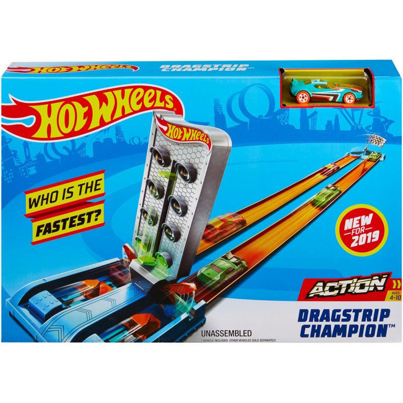 Mattel Hot Wheels Αγωνιστική Πίστα Dragstrip Champion GBF81 / GBF82