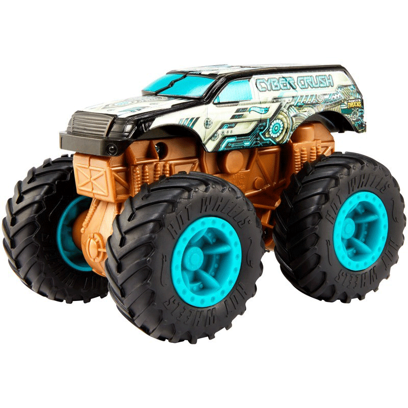 Mattel Hot Wheels Οχήματα Σύγκρουσης Monster Trucks 1:43 – 4 Σχέδια GCF94