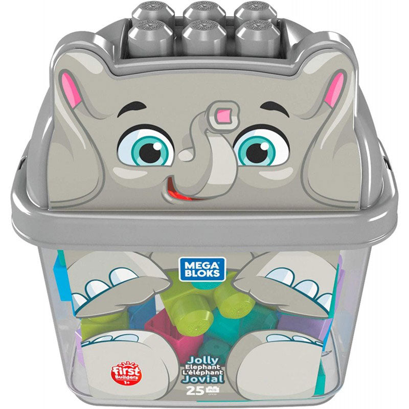 MEGA BLOKS Jolly Elephant Τουβλάκια Σε Κουτί 25 Τμχ – Ελεφαντάκι GCT46 / GFX30