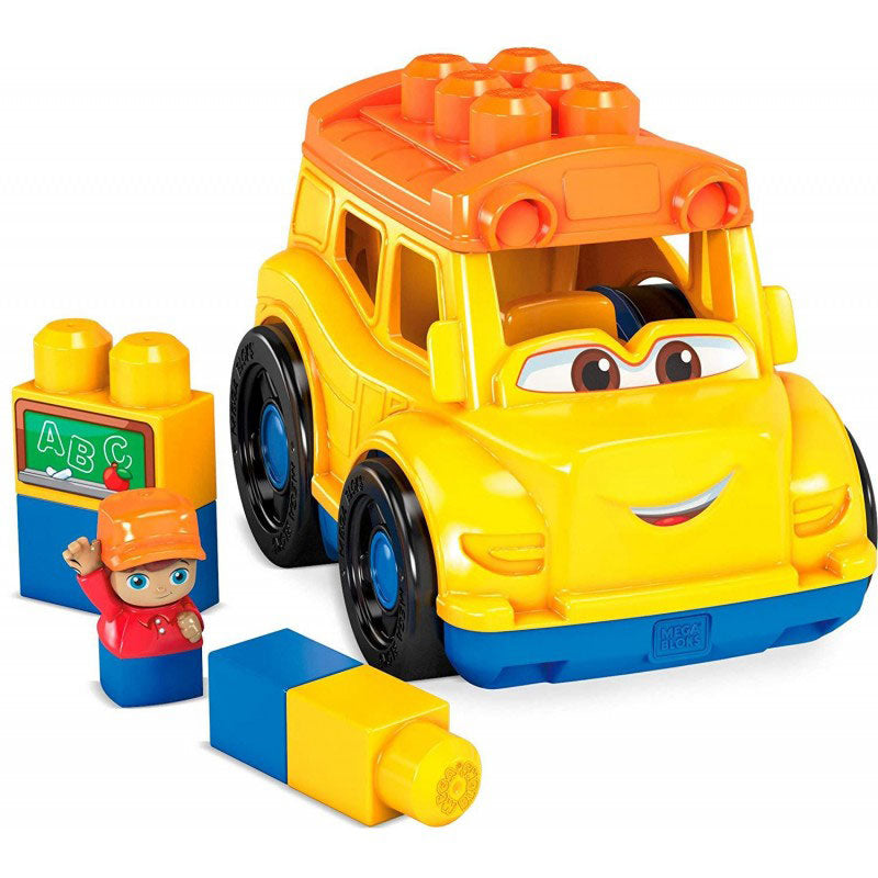 MEGA BLOKS First Builders Sammy School Bus Σχολικό Όχημα GCX10