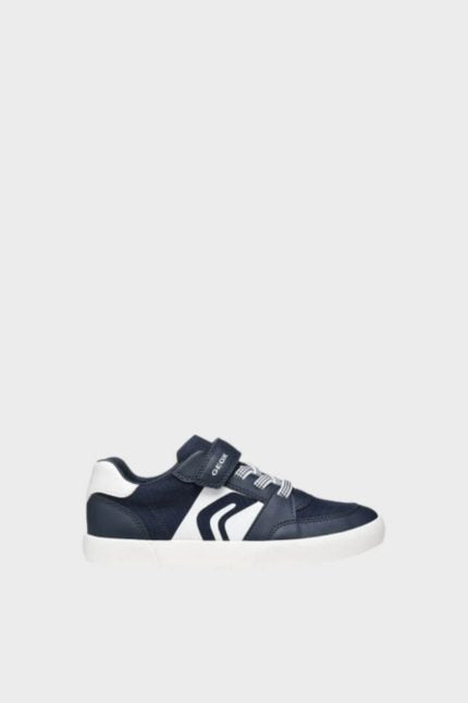 GEOX sneakers Gisli boy καμβάς μπλε