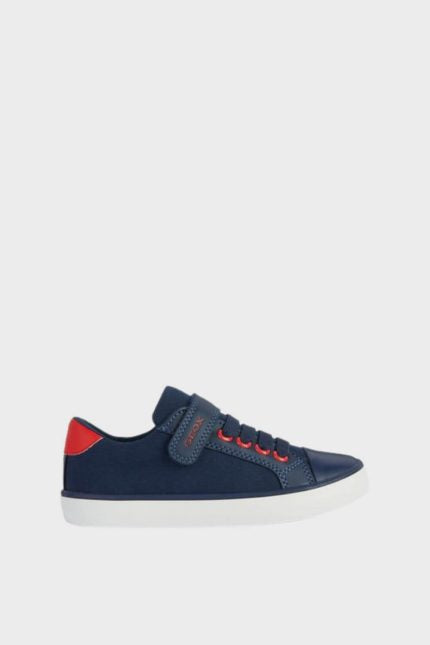 GEOX sneakers J Gisli boy καμβάς μπλε