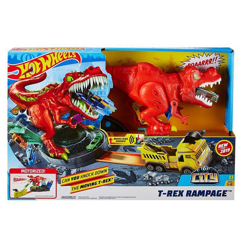 Mattel Hot Wheels T-Rex Rampage Δεινόσαυρος Τ-Ρεξ Με Ήχους GFH88