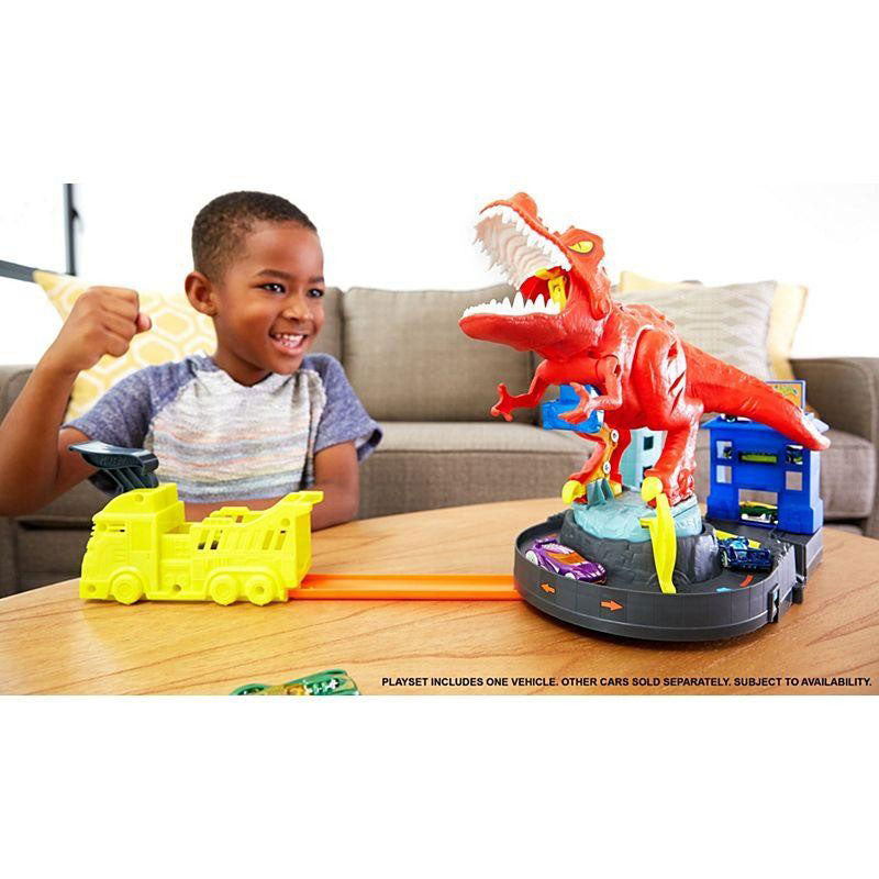 Mattel Hot Wheels T-Rex Rampage Δεινόσαυρος Τ-Ρεξ Με Ήχους GFH88