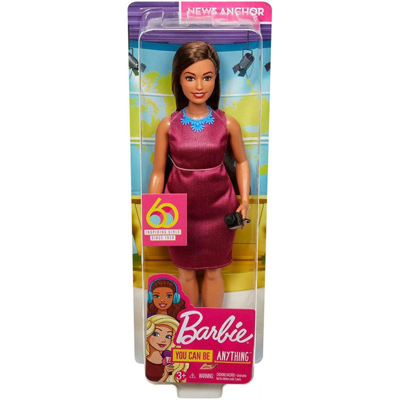 Mattel Barbie Επαγγέλματα 60 Χρόνια Barbie – Δημοσιογράφος GFX27