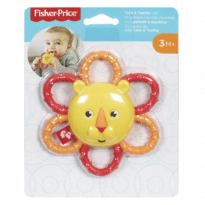 Fisher-Price Take N Teeth Lion Ζωάκια Σαφάρι – Λιονταράκι GGF02 / GGF04