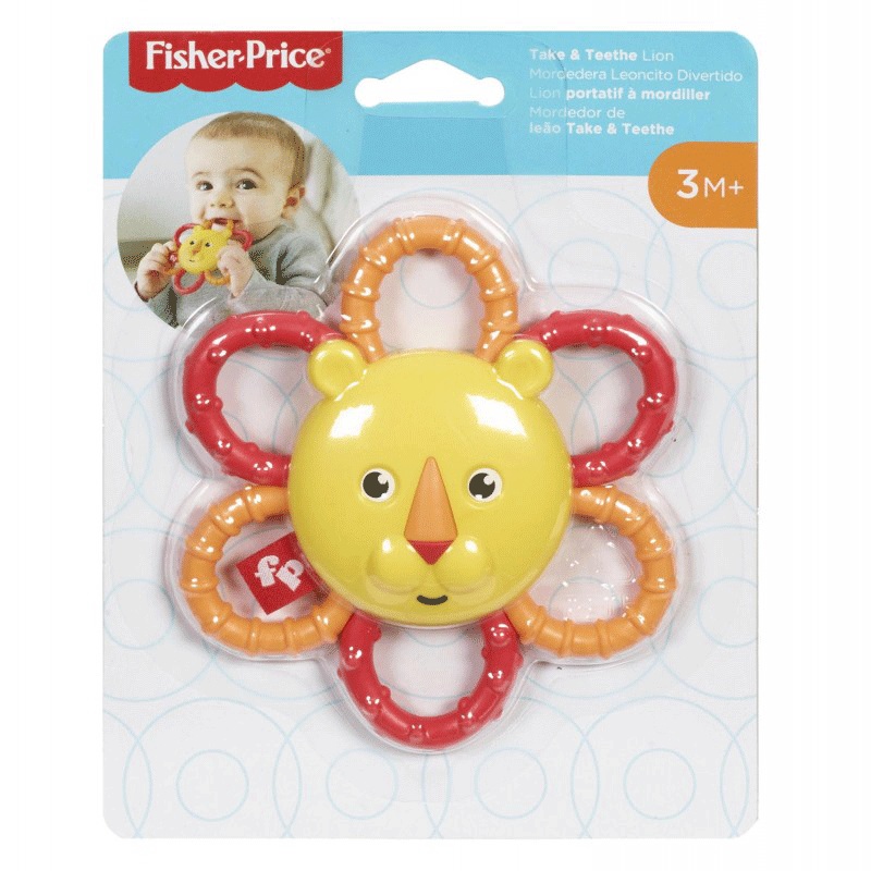 Fisher-Price Take N Teeth Lion Ζωάκια Σαφάρι – Λιονταράκι GGF02 / GGF04