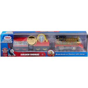 Fisher-Price Thomas And Friends Trackmaster Golden Thomas Με 2 Βαγόνια GHK79