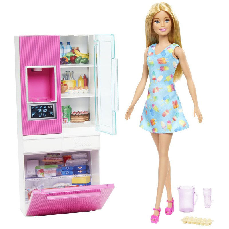 Mattel Barbie Δωμάτιο Με Κούκλα Ξανθιά, Κουζίνα DVX51 / GHL84