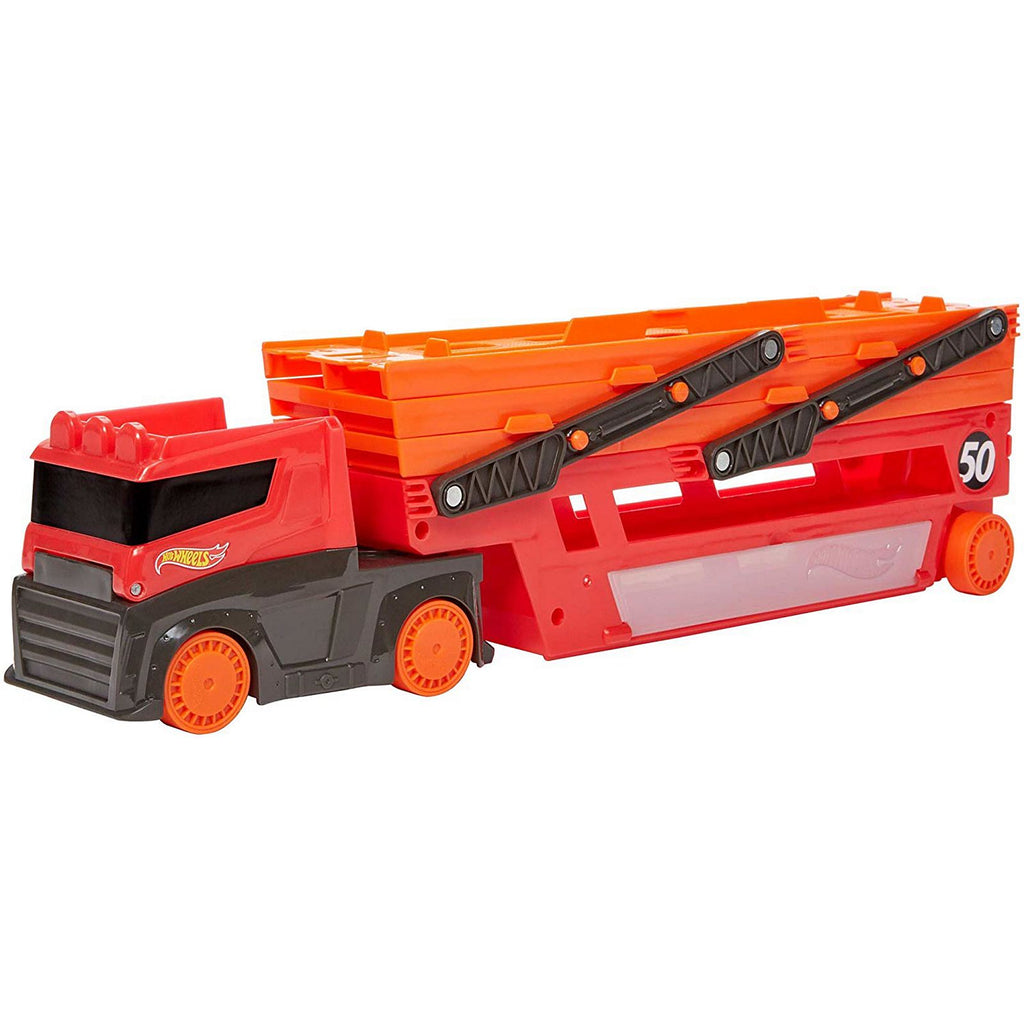 Hot Wheels Mega Hauler Νταλίκα Γκαράζ Έξι Επιπέδων GHR48