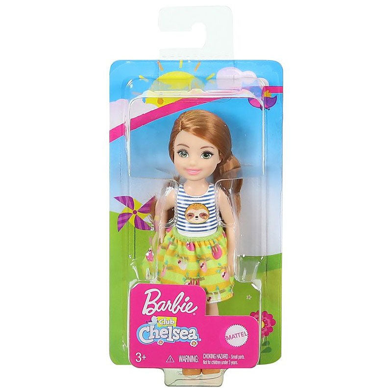 Mattel Barbie Club Chelsea: Κοκκινομάλλα Κοριτσάκι Με Μπλουζάκι Βραδύποδας DWJ33 / GHV66