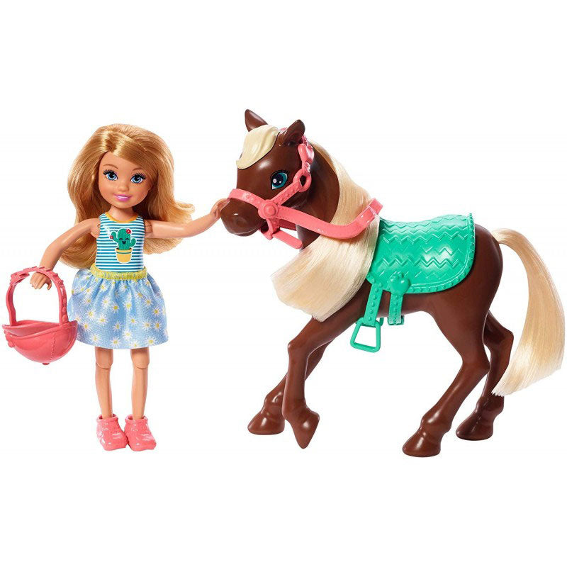 Mattel Barbie Club Chelsea Τσέλσι Κούκλα Και Πόνυ GHV78