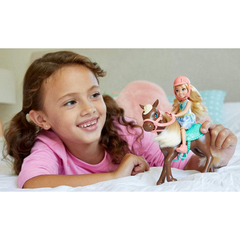 Mattel Barbie Club Chelsea Τσέλσι Κούκλα Και Πόνυ GHV78