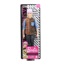 Mattel Barbie Ken Fashionistas Κούκλα Με Μωβ Μαλλιά Και Τζιν Πουκάμισο 154 DWK44 / GHW70