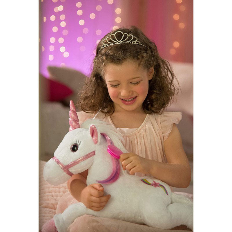GiPSY Lica Bella Unicorn Λούτρινο Μονόκερος Με Ήχο Και Φως 35 Εκ. (GIP55648)