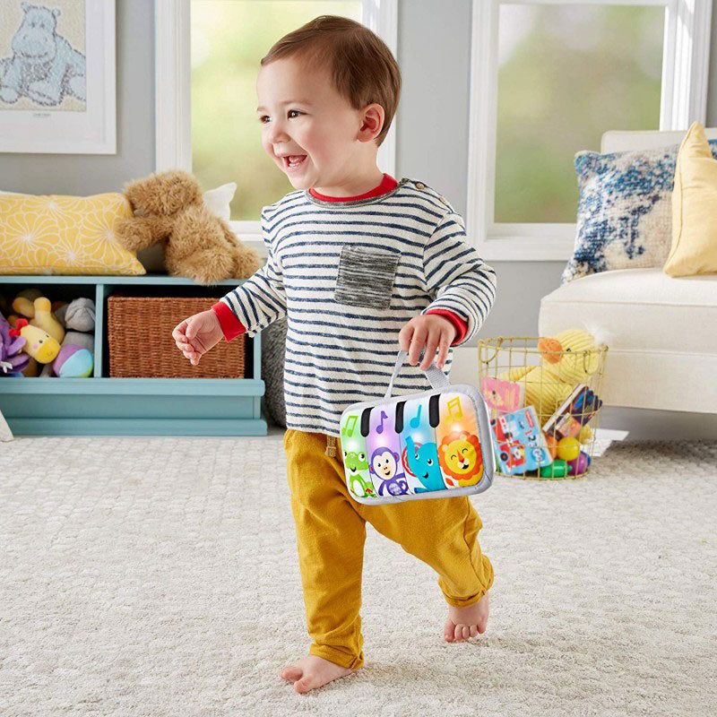 Fisher-Price Μαξιλαράκι Δραστηριοτήτων Με Φορητό Πιανάκι GJD27