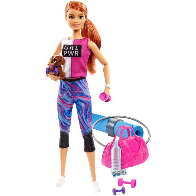 Mattel Barbie Wellness Ημέρα Ομορφιάς Fitness Κούκλα – Γυμναστική GKH73 / GJG57