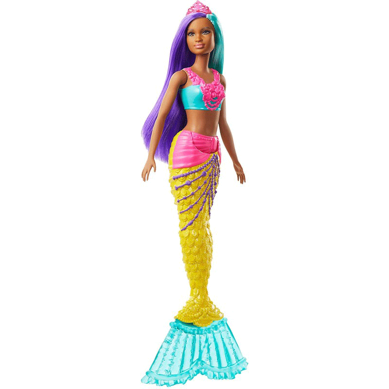 Mattel Barbie Dreamtopia Έκπληξη Γοργόνα Κούκλα Με Κίτρινη Ουρά GJK07 / GJK10