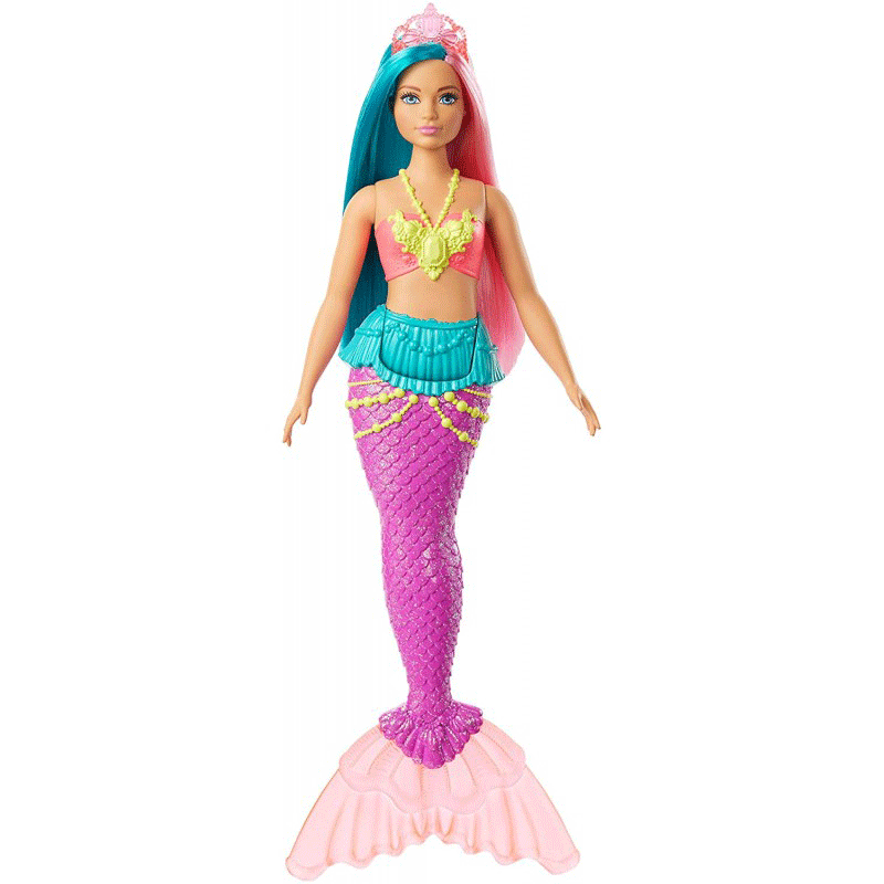 Mattel Barbie Dreamtopia Έκπληξη Γοργόνα Κούκλα Με Μωβ Ουρά GJK07 / GJK11