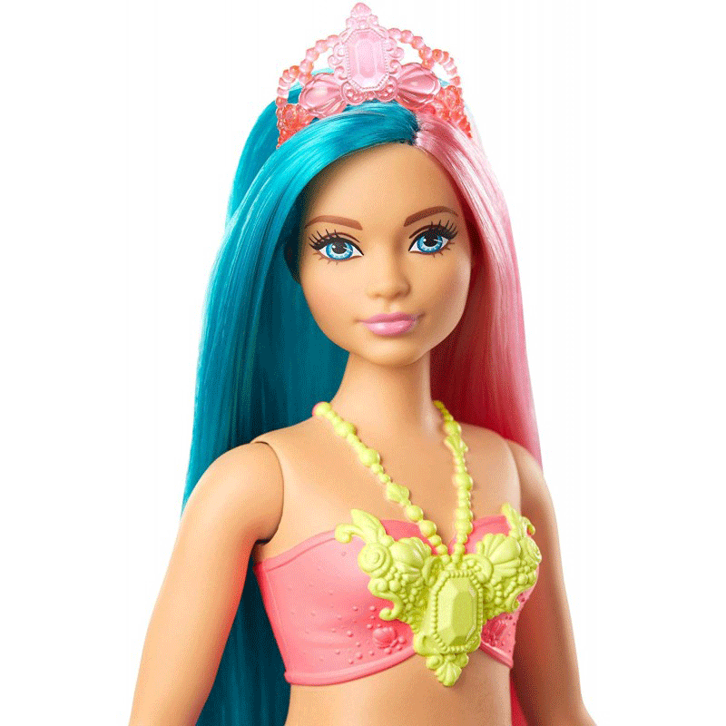Mattel Barbie Dreamtopia Έκπληξη Γοργόνα Κούκλα Με Μωβ Ουρά GJK07 / GJK11