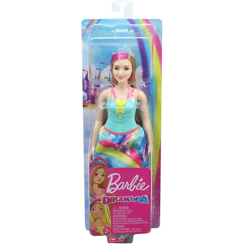 Mattel Barbie Dreamtopia Πριγκίπισσα Κούκλα Με Ξανθά Μαλλιά Και Ροζ Ανταύγεια GJK12 / GJK16