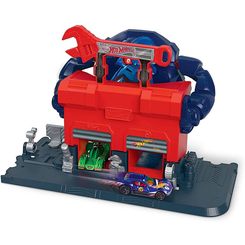 Mattel Hot Wheels Gorilla Rage Garage Attack Play Set Οργή Του Γορίλα GJK89