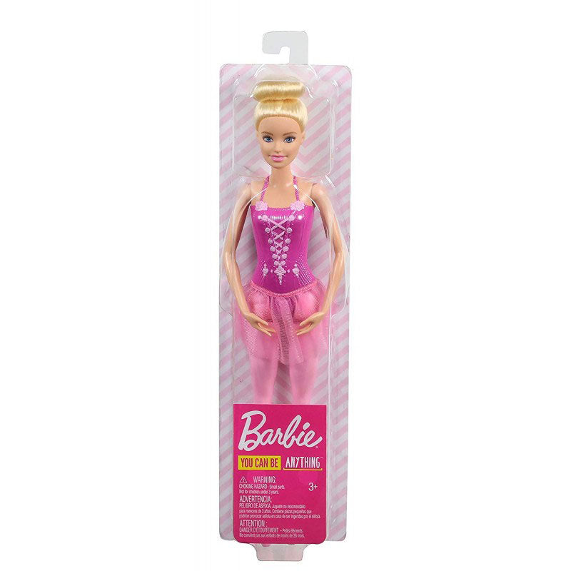 Mattel Barbie Μπαλαρίνα Ξανθιά Μαλλιά Με Tutu Φούστα – Ροζ GJL58 / GJL59