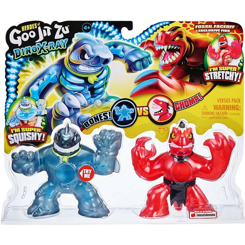 GOO JIT ZU DINO X-RAY BATTLE PACK TRITOPS VS SHREDZ (GJT25000)