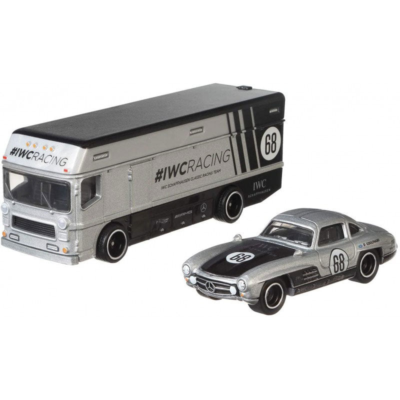 Mattel Hot Wheels 68 Mercendes Benz 300 SL Euro Hauler 1:64 Scale Premium Collector No 68 GJT43