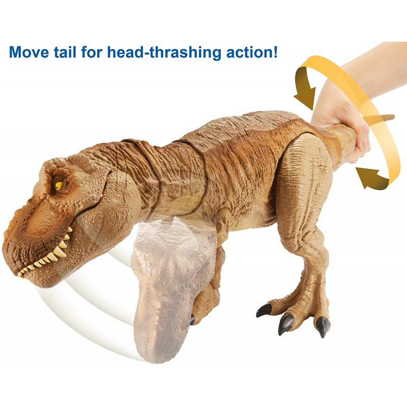 Mattel Jurassic World Epic Roarin Tyrannosaurus Rex Με Ήχους Και Κίνηση GJT60