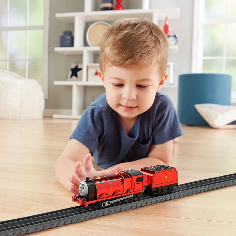 Fisher-Price Thomas Μηχανοκίνητο Συλλεκτικό Μεταλλιζέ Τρενάκι Celebration James GLJ27