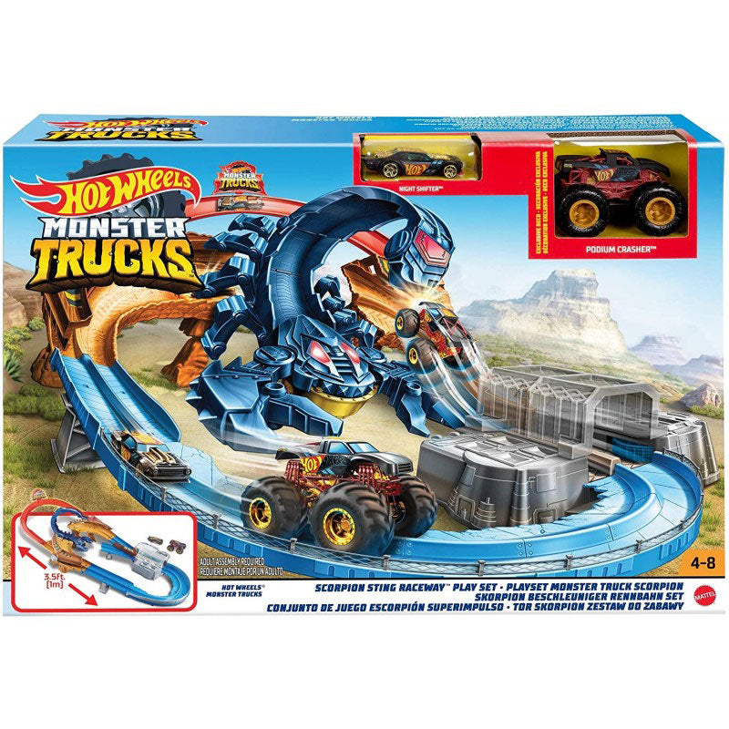 Mattel Hot Wheels Monster Trucks Πίστα Σκορπιός GNB05