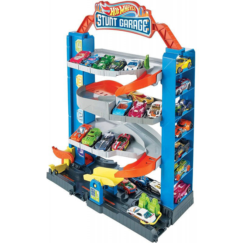 Mattel Hot Wheels City Stunt Γκαράζ Play Set GNL70