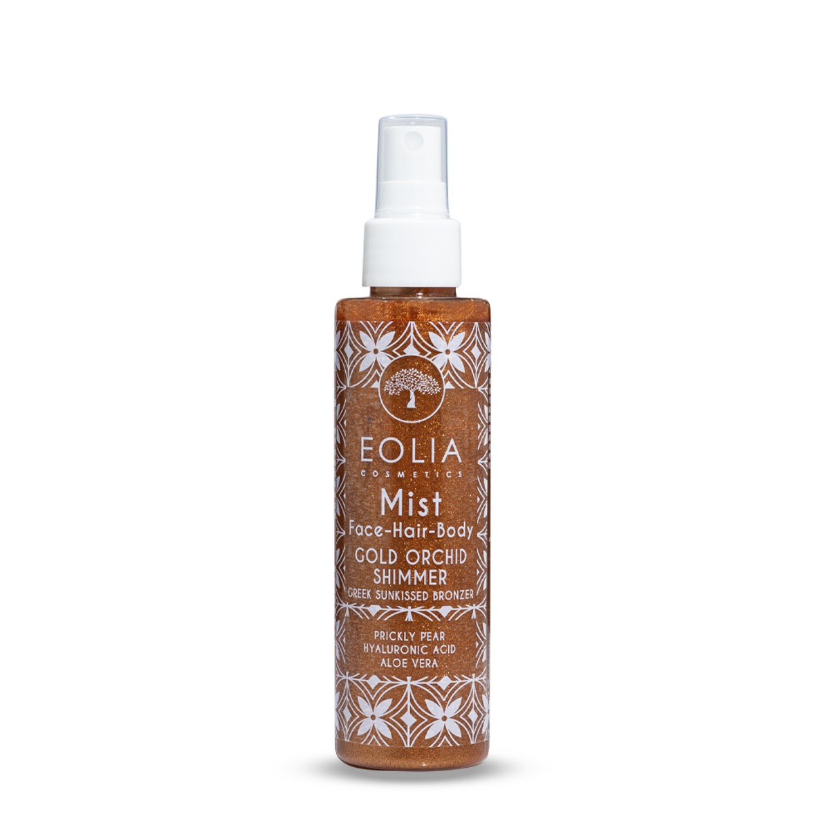 BODY MIST SHIMMERING GREEN SUN KISSED BRONZER GOLD ORCHID 150ml EOLIA