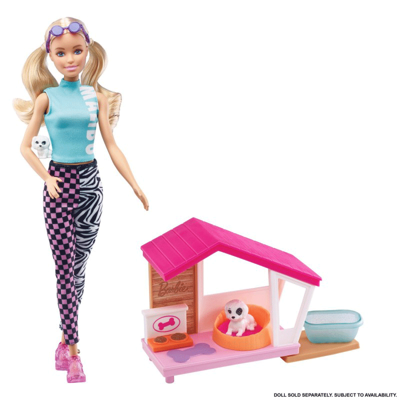 Mattel Barbie Έπιπλα Mini Playset Σπιτάκι Σκύλου GRG75 / GRG78