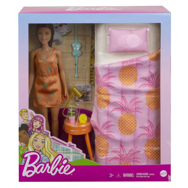 Mattel Barbie – Δωμάτιο Με Κούκλα Υπνοδωμάτιο GTD87 / GRG86