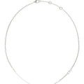 GUESS STEEL UNIQUE SOLITAIRE JUBN03398JWRHT/U Ασημένιο Κολιέ Με Σχέδιο Με Πέτρες