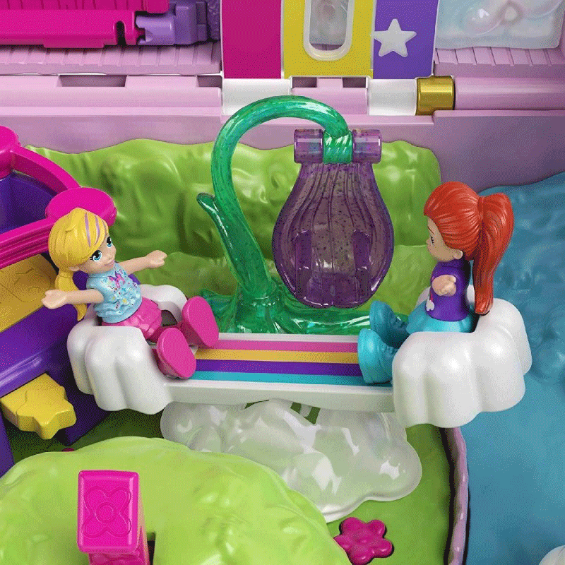 Mattel Polly Pocket Unicorn Party Μονόκερος Πινιάτα Έκπληξη Σετ GVL88