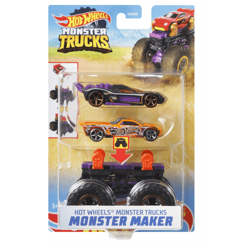 Mattel Hot Wheels Monster Trucks Maker Bone Shaker GWW13 / GWW16