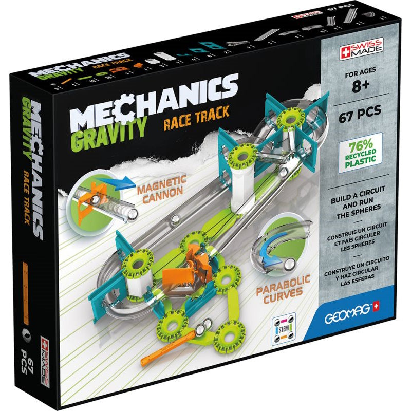 Geomag Σετ Gravity Race Track 67pcs.-Green