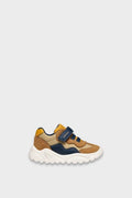 Geox Ciufciuf Baby Παιδικά Sneakers με Velcro Caramel/Navy