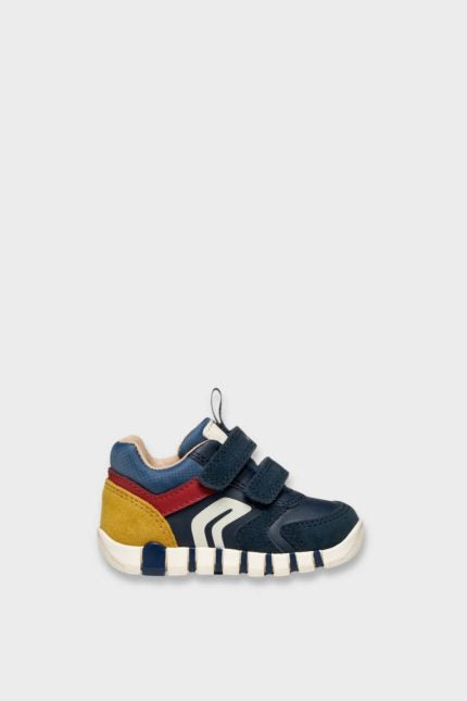 Geox Iupidoo Baby Παιδικά Sneakers με Velcro Μπλε